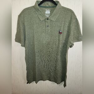 Men's Large Disney Star Wars Boba Fett Polo